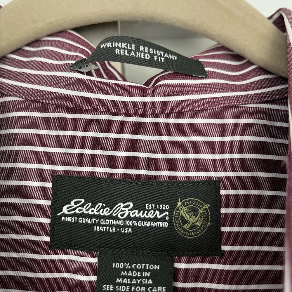 Eddie Bauer wrinkle resistant button down shirt. XL